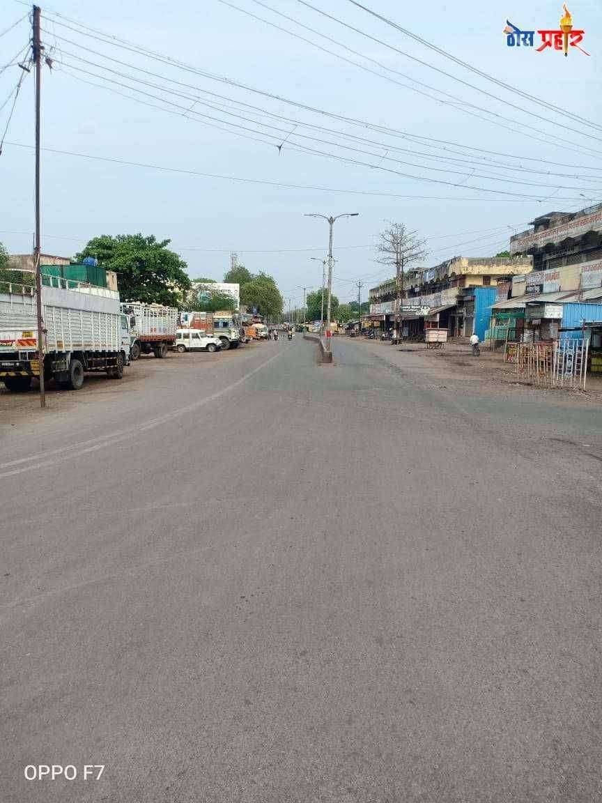 फैजपूरमध्ये लॉक डाउन मुळे सर्वत्र शुकशुकाट