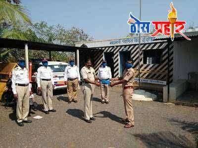 इंडियन मेडिकल असोसिएशन कडून इंदापूरात मास्क चे वाटप;तर मोक्याच्या जागी लावले होर्डींग