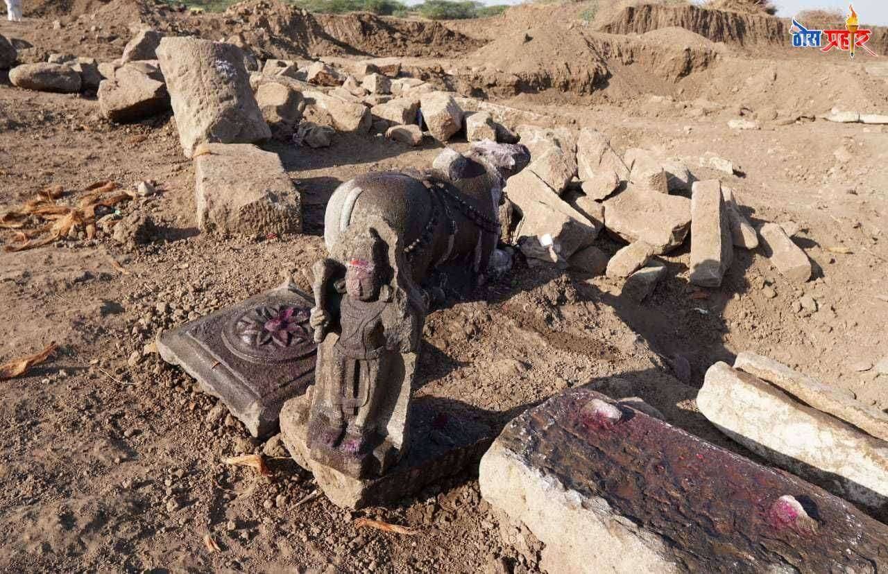 डोंजा येथील खैरी नदीतील सापडलेल्या प्राचीन मंदिराच्या अवशेषांचे नवी दिल्ली येथे होणार सादरीकरण