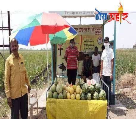 बारामतीत अडचणीत आलेल्या शेतकऱ्याने शेतमाल विक्रीसाठी लढवली शक्कल