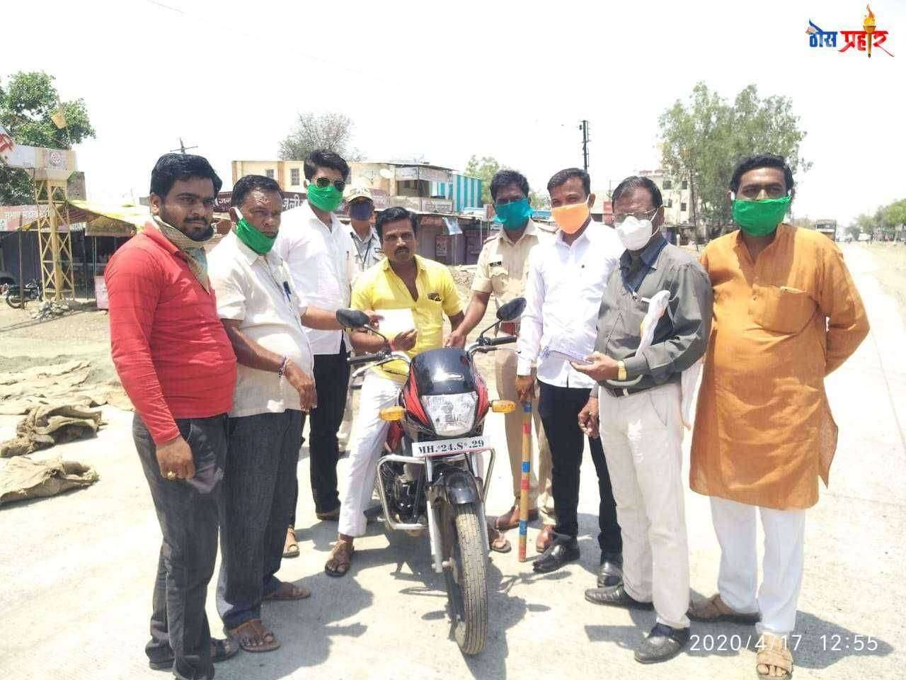 किल्लारी येथे अँटी कोरोना फोर्स पथकाची स्थापना