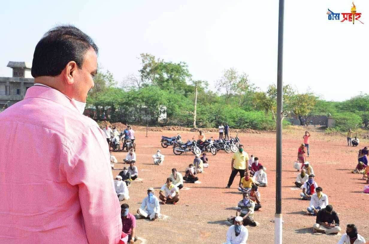 महाराष्ट्र राज्य मराठी पत्रकार संघाने आदर्श निर्माण केला -दत्तात्रय भरणे