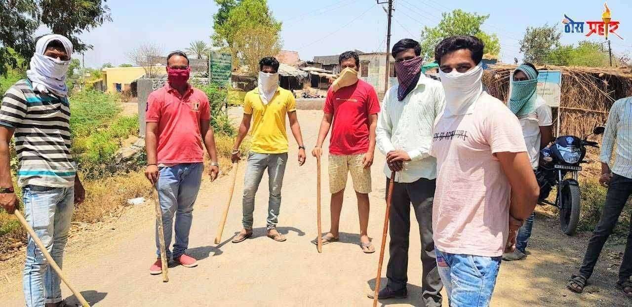 प्र.डांगरी गावाच्या सुरक्षेसाठी तरुण झाले खंबीर ग्रामसुरक्षा दलाची स्थापना