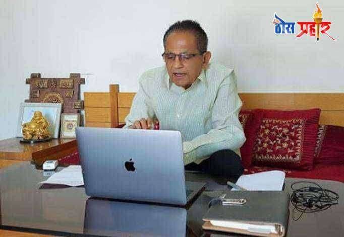 आमदार चिमणराव पाटील यांची व्हिडिओ कॉन्फरन्स