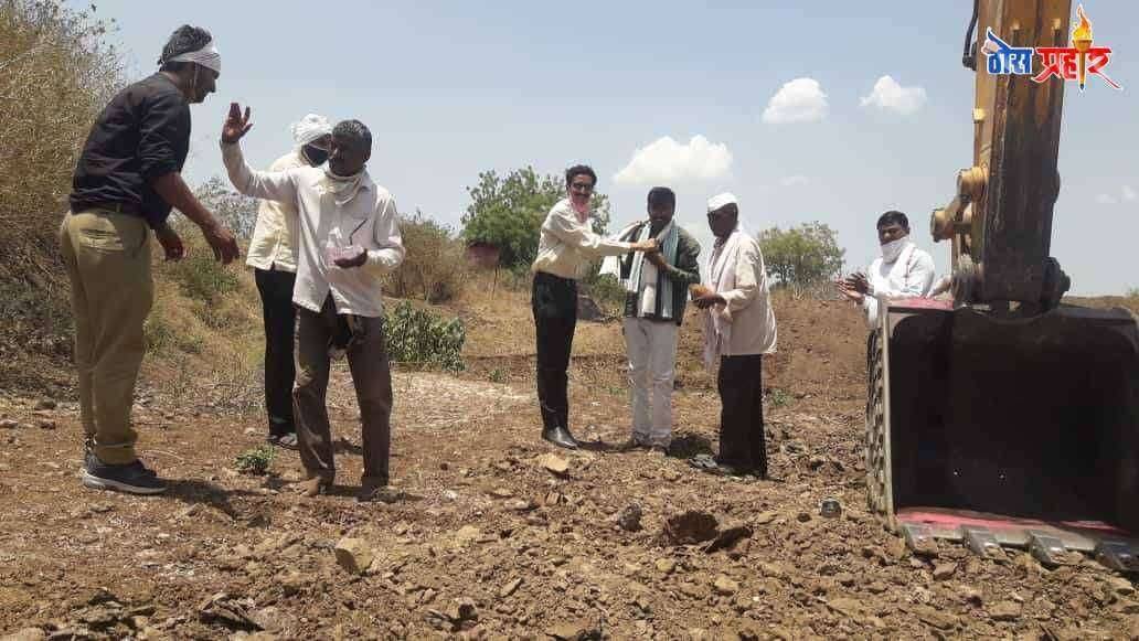 ब्राम्हणशेवगे गाव रोटरी क्लबच्या माध्यमातून पाणीदार होणार :पोकलॅन्ड मशीनद्वारे नालाखोलीकरणच्या कामांना जोर : शेतकरी बांधवांनी कंबर कसली..