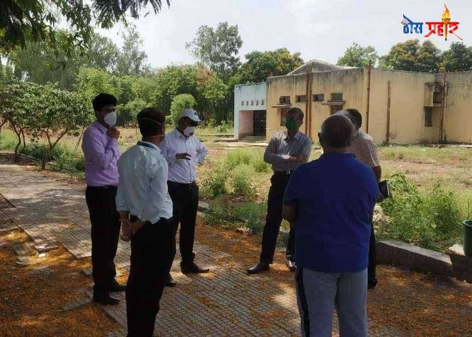 जिल्हाधिकाऱ्यांची अक्कलकुवा येथे भेट