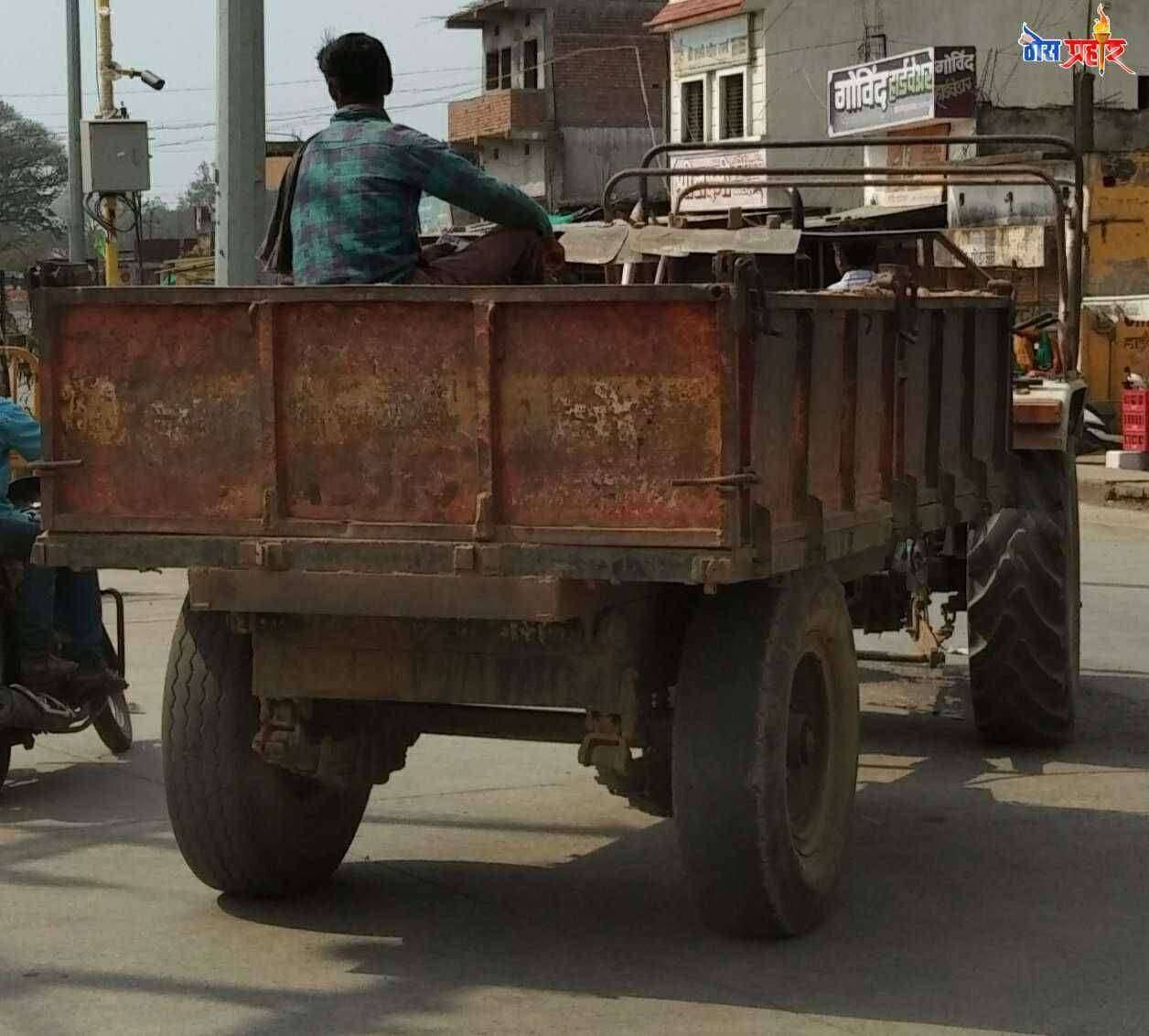 चिमूर तालुक्यात रेती चोरटयांचा सुळसुळाट... रेती चोरीकडे प्रशासनाची डोळेझाक...