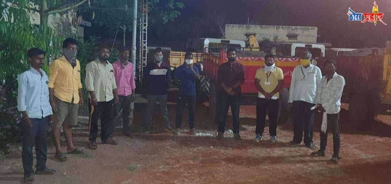 ?️ वाळू तस्कराविरूध्द महसुल विभागाची मोठी कारवाई चार टॅक्टरसह जेशीबी मशीन जप्त  लॉक डाऊन चा गैरफायदा घेत वाळू चोरांचा परंडा तालूक्यात धुमाकुळ 