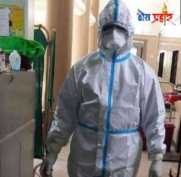 सावकी येथील डॉ. अमोल देवरेंचा वाढदिवस साजरा झाला कोविड कक्षात!