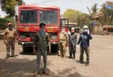 मनमाड येथून पर प्रांतीयांसाठी बस रवाना