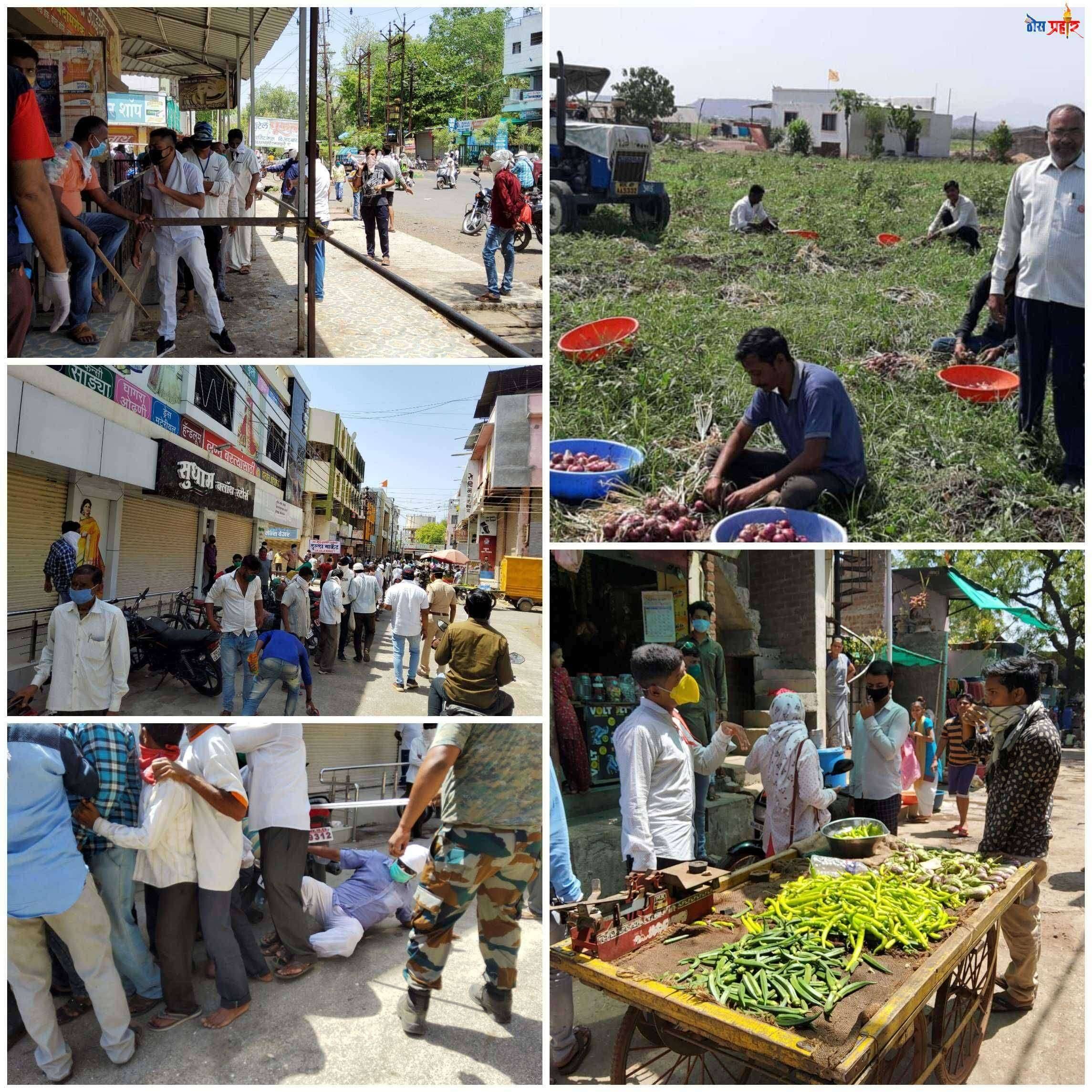 ?️ हात मजुरी करून पोट भरणाऱ्या लोकांचे काटे फेकणारे अधिकारी आज दारू वाल्यांच्या बॉटल फोडतील का?