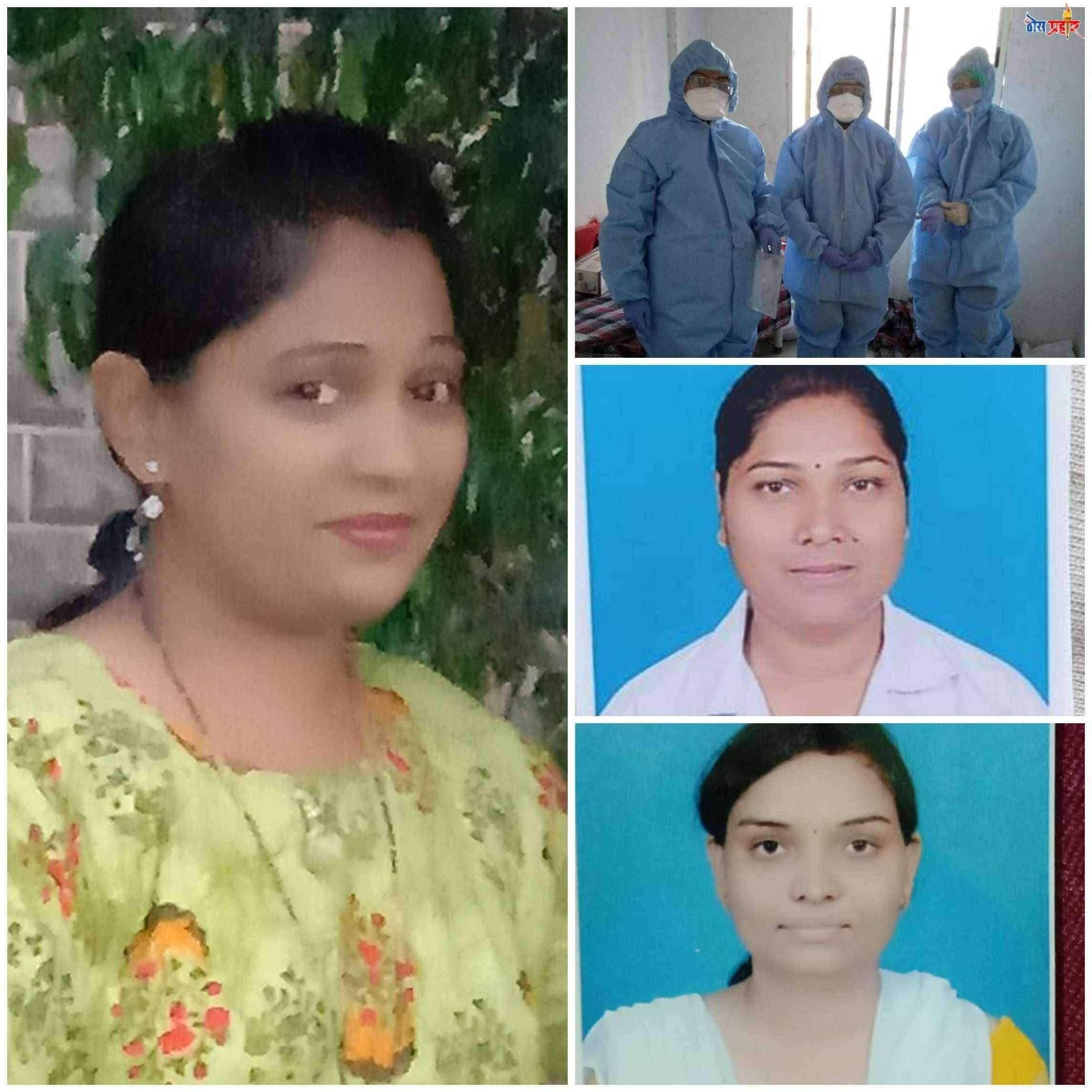 ?️ मनमाडच्या रणरागिनी केला कोविड बाधित क्षेत्रात काम : सर्व कौतुक