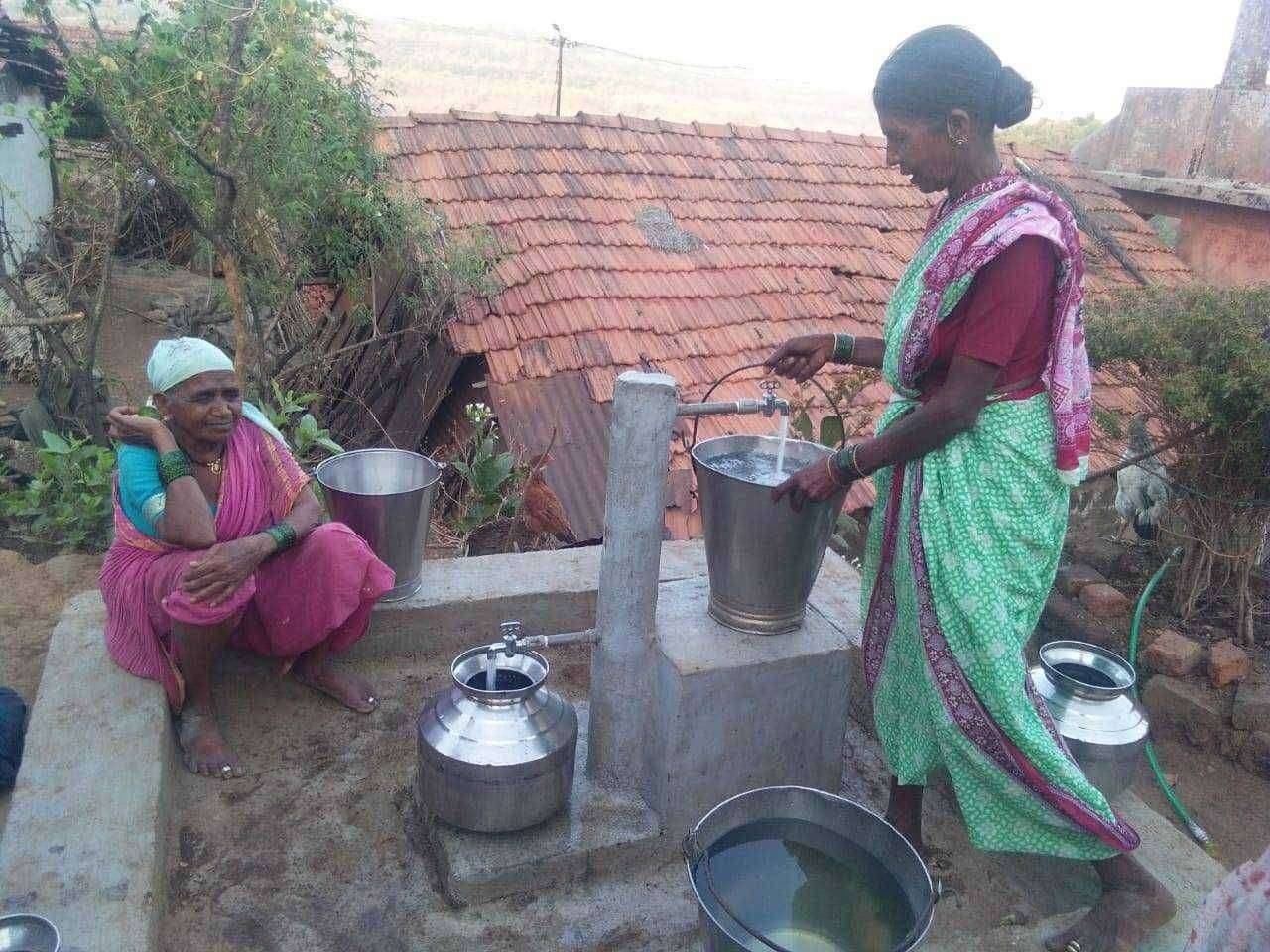 आदिवासी कोंढरे गाव टँकर मुक्त - बुधाजी डामसे यांची माहिती