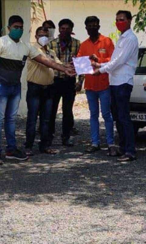 फैजपूर येथील प्रांत अधिकारी यांना नाभिक समाजा ने दिला आंदोलनाचा इशारा