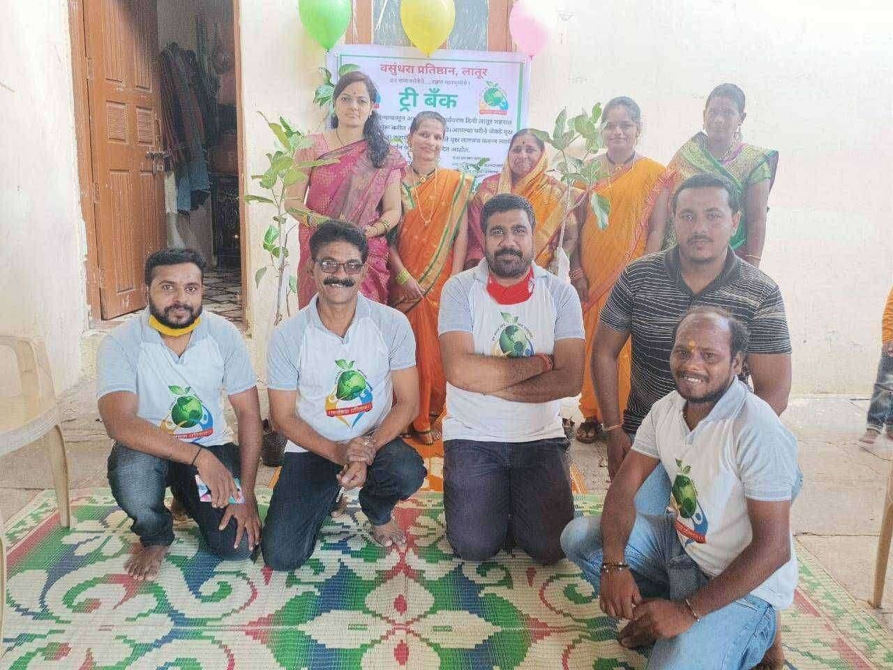 लातुरात पर्यावरण दिनी 'वसुंधरा ट्री बँके'ची स्थापना