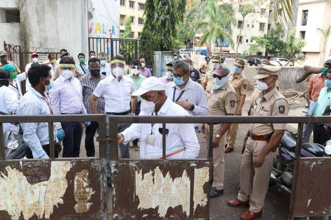 केंद्रीय पथकाने केली ठाण्याची पाहणी प्रतिबंधित झोन, कोव्हीड हॉस्पीटलला दिली भेट