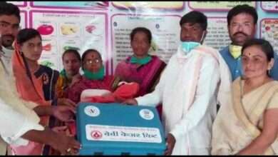 येवला पंचायत समिती सभापती प्रवीण गायकवाड यांच्याकडून एकात्मिक बाल विकास सेवा योजना अंतर्गत बेबी केअर किट चे वितरण..!