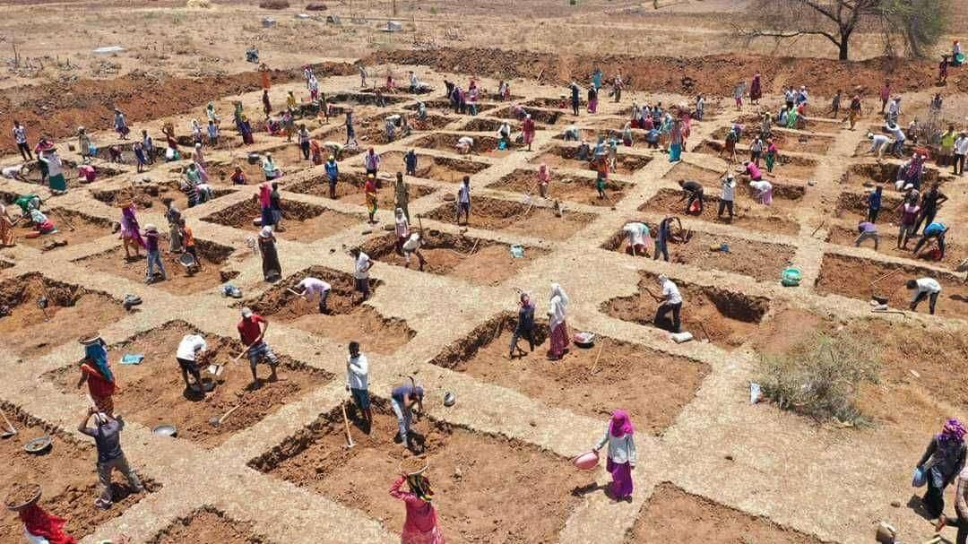 मनरेगा अंतर्गत गेल्या तीन महिन्यात 44 टक्के खर्च