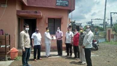 लाँकडाऊन काळातील वीजबील माफीसाठी विंचूर पत्रकार संघाचे निवेदन