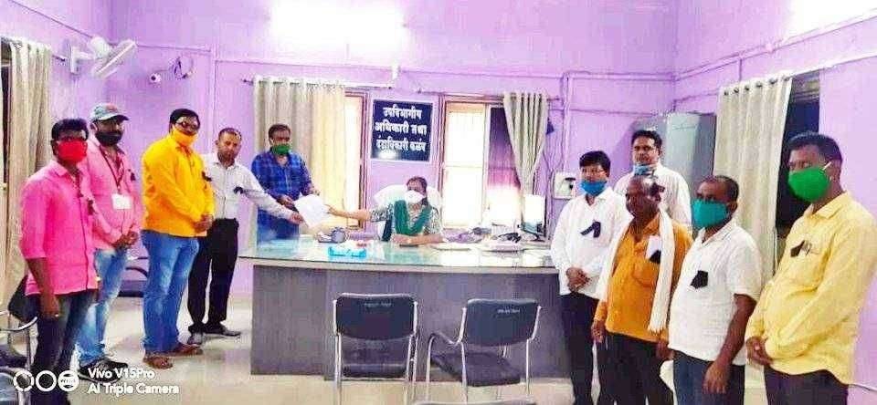 दैनिक दिव्य मराठीवर औरंगाबाद मध्ये दाखल झालेल्या गुन्ह्याचा कळंब तालुका पत्रकार संघाच्या वतीने निषेध