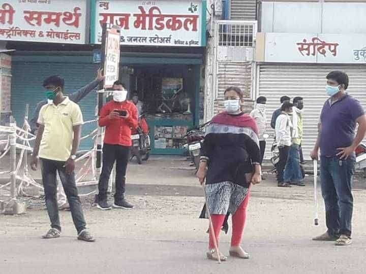 कळंबच्या उपविभागीय अधिकारी अहिल्या गाठाळ स्वतः बाजारपेठेत,कार्यवाही ला सुरुवात