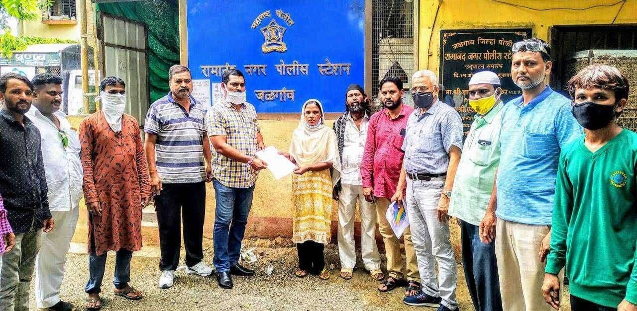 अल्पवयीन मुस्कान शाह आत्महत्याप्रकरणी अत्याचार व पोकसो कलम ४ लावण्याची मागणी- चौकशी अधिकारी राऊत यांना निवेदन