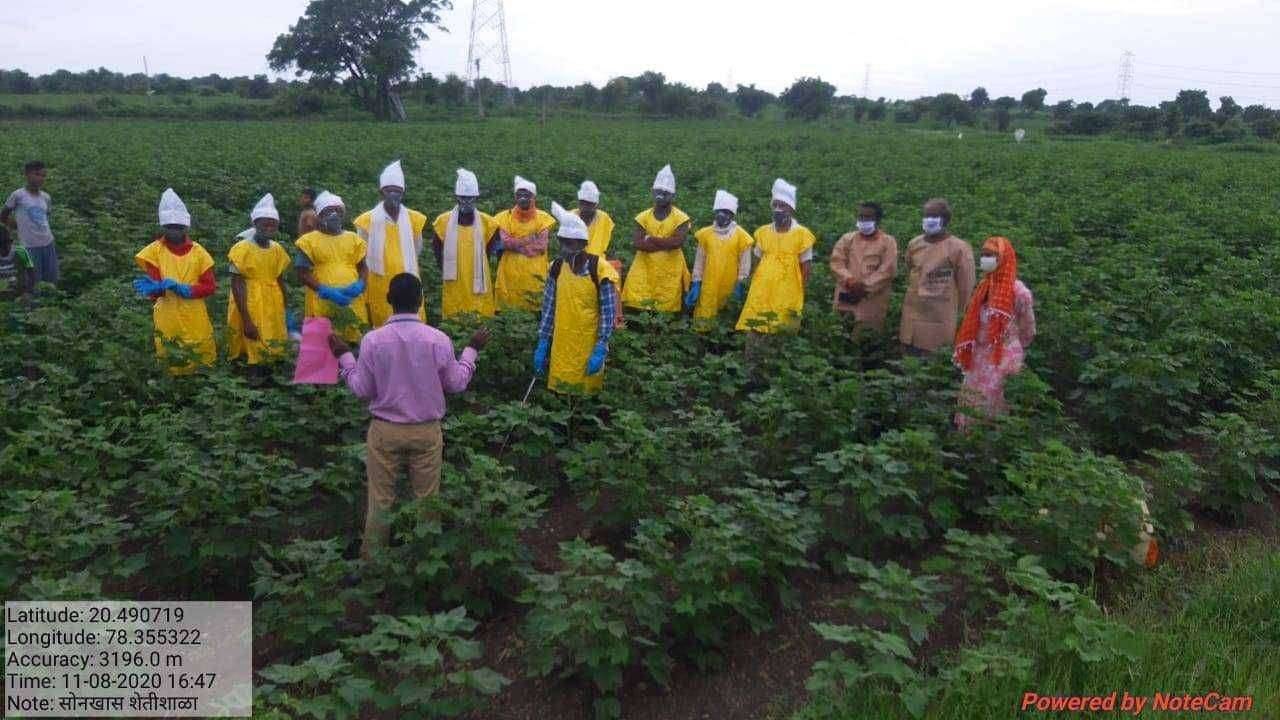 सोनखास येथे कौशल्य प्रशिक्षण आयोजित .....