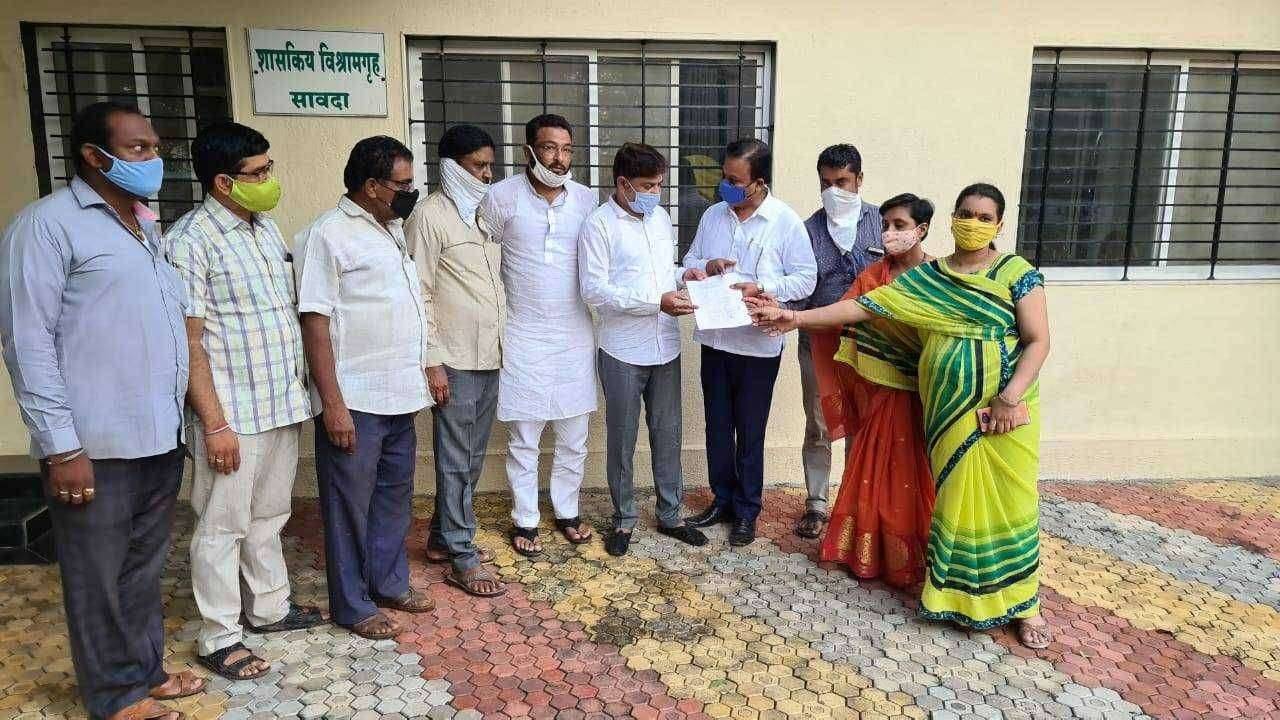 सावदा येथे आ.चंद्रकांत पाटील यांचे निधीतुन जलकुंभ मंजुर