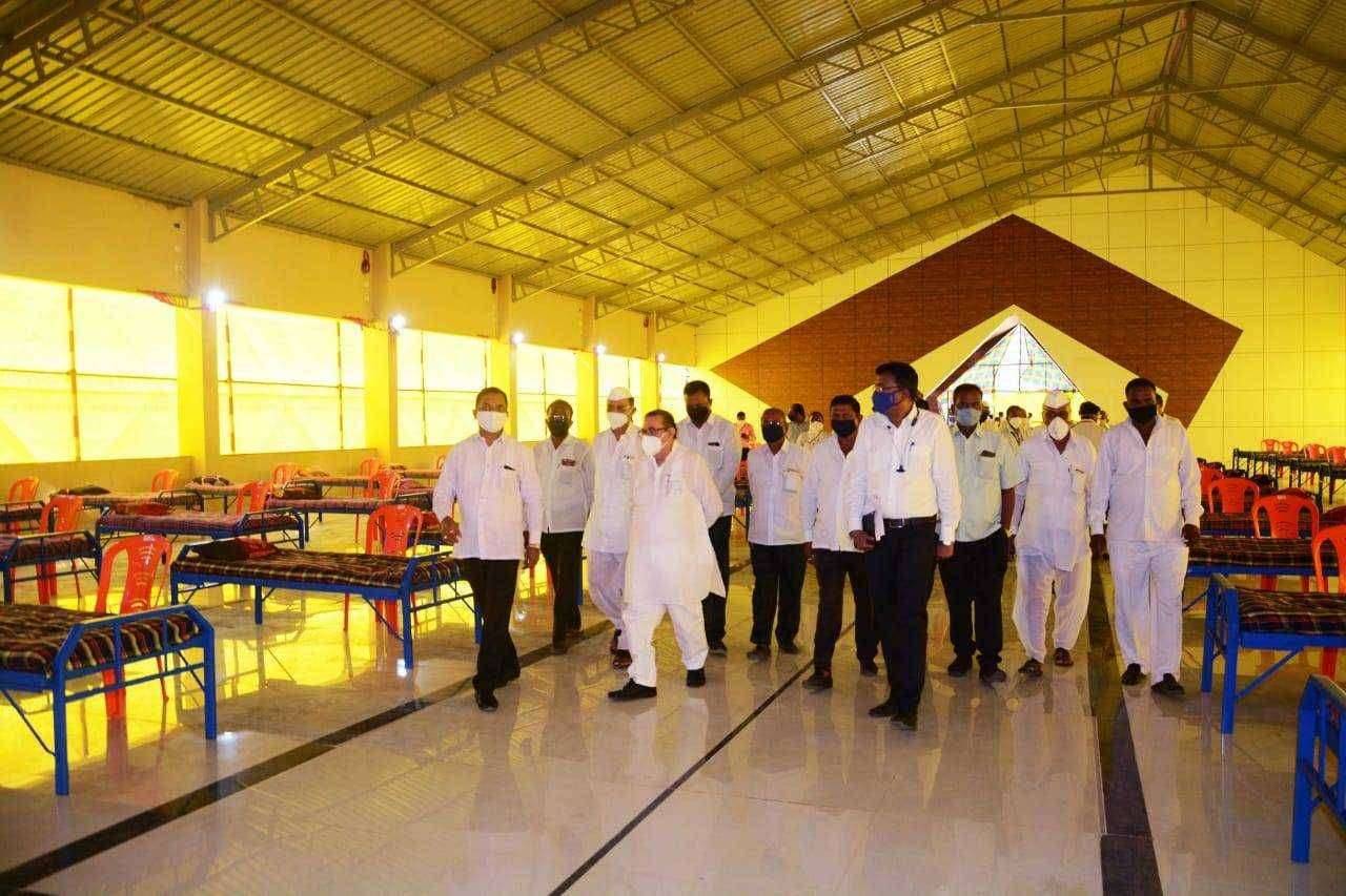 अगस्तीने उभारलेले १00 बेडचे कोविड सेंटर आज पासून सेवेत
