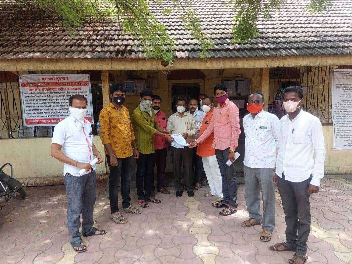 धुळ्यातील विद्यार्थी मारहाण प्रकरणाचा पंढरपूर भाजप युवा मोर्चा कडून निषेध!