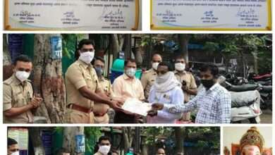 कापुतळणी मधील दोन गणेश मंडळाचे प्रशासनाने कोरोना योद्धा म्हणून केला सत्कार...