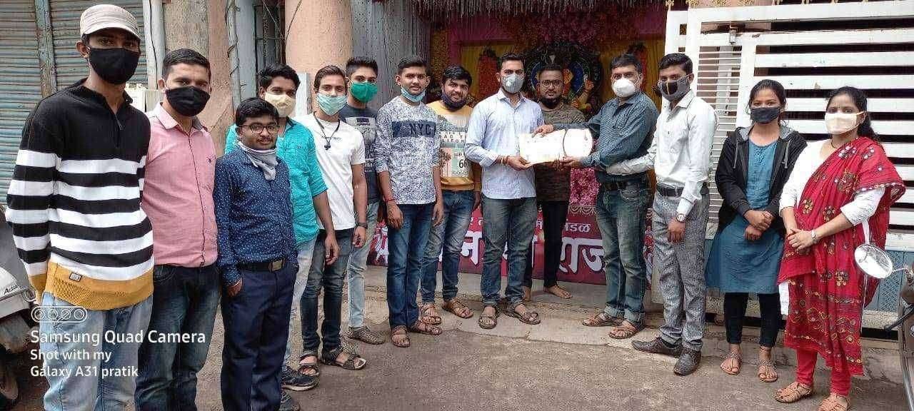 स्वीकृती फाऊंडेशन, व वीर तानाजी मित्र मंडळ, ओझर यांच्या संयुक्त विद्यमाने रक्तदान शिबिर संपन्न . .