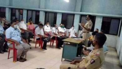 एरंडोल येथे यंदा सर्व गणेश मंडळांचा पोलीस प्रशासनाच्या आवाहनानुसार मुर्ती दान करण्याचा आदर्श संकल्प