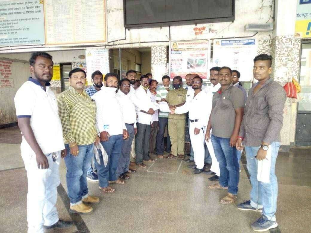 इंदापुर मध्ये वंचित बहुजन आघडीच्या वतीने डफली आंदोलन पार पडले