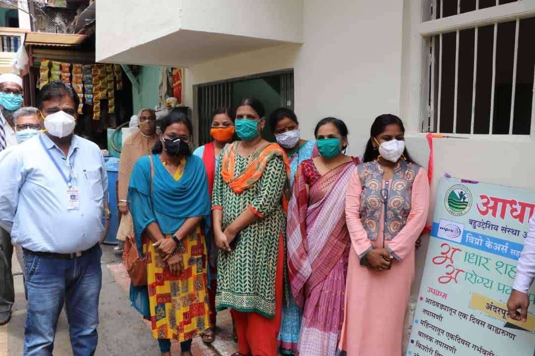 आधार बहुउद्देशीय संस्था व आवास फाऊंडेशन संयुक्त विद्यमाने अंदरपुरा मोहल्ला क्लिनिक चे उद्दघाटन संपन्न...विप्रो कंपनीचे मोलाचे सहकार्य..