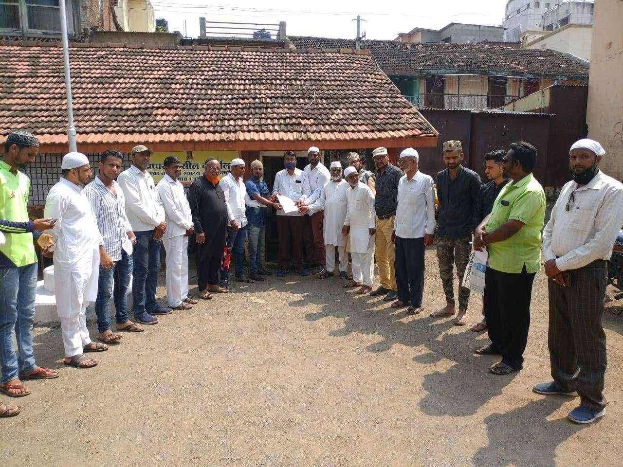 मुस्लिम आरक्षण निर्णायक आदोंलन समिती वतीने समाजासाठी दहा टक्के आरक्षण द्या