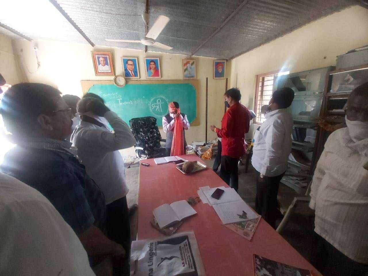 भैरवनाथ व कनिष्ठ महाविद्यालय सरकोली येथे प्रशासकीय अधिकारी तथा प्राचार्य पदी नियुक्ती झाल्याबद्दल सत्कार समारंभ संपन्न