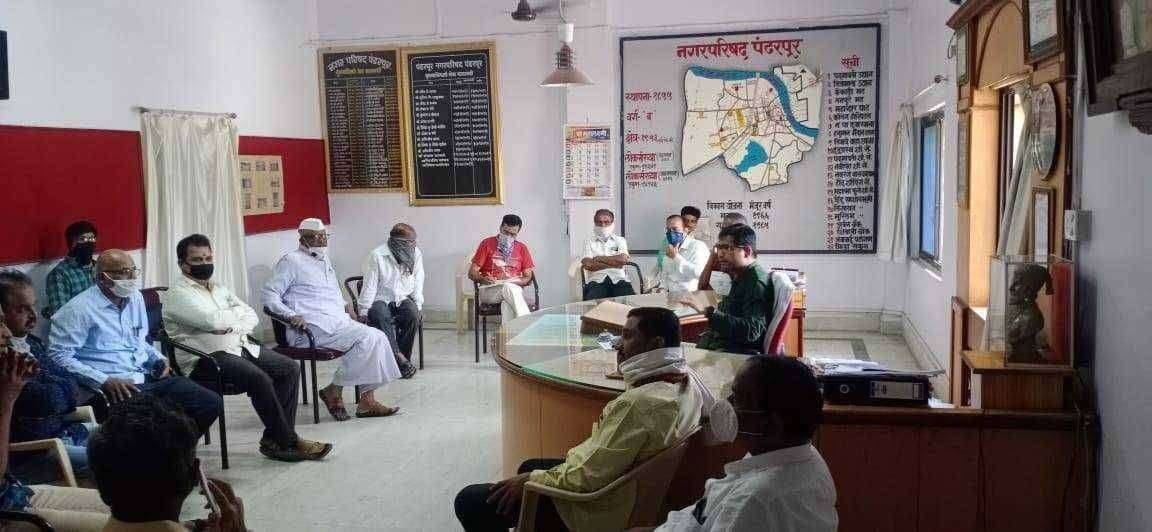 पंढरपूर शहरातील व्यापाऱ्यांची रॅपिड कोरोना तपासणी होणार