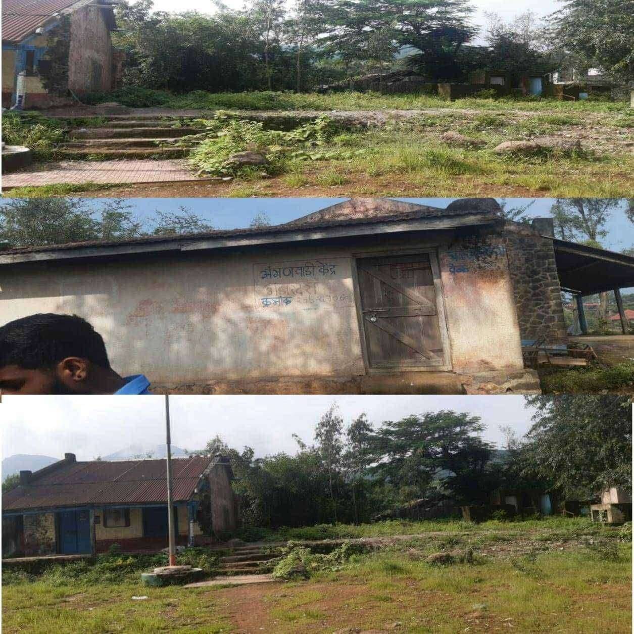 शिक्षण विभागाचे दुर्लक्ष .... शाळा खोल्यान अभावी भरते मंदिरात आदिवासी व आती दुर्गम भागाकडे जाणिव पुर्वक दुर्लक्ष