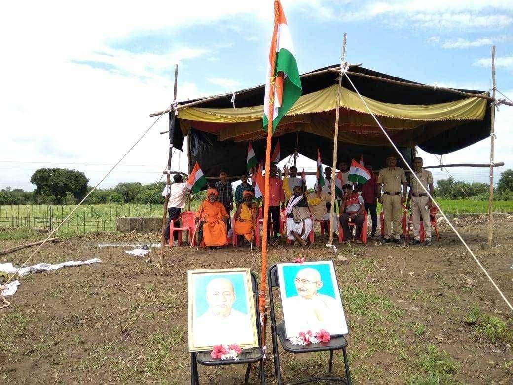 सरदार वल्लभभाई पटेल याचे स्मारक बनावे म्हणून तीन दिवस उपोषण सत्याग्रह