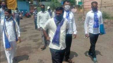 आरपीआय पारधी समाज आघाडीचे प्रांत कार्यालयावर जाहीर आंदोलन