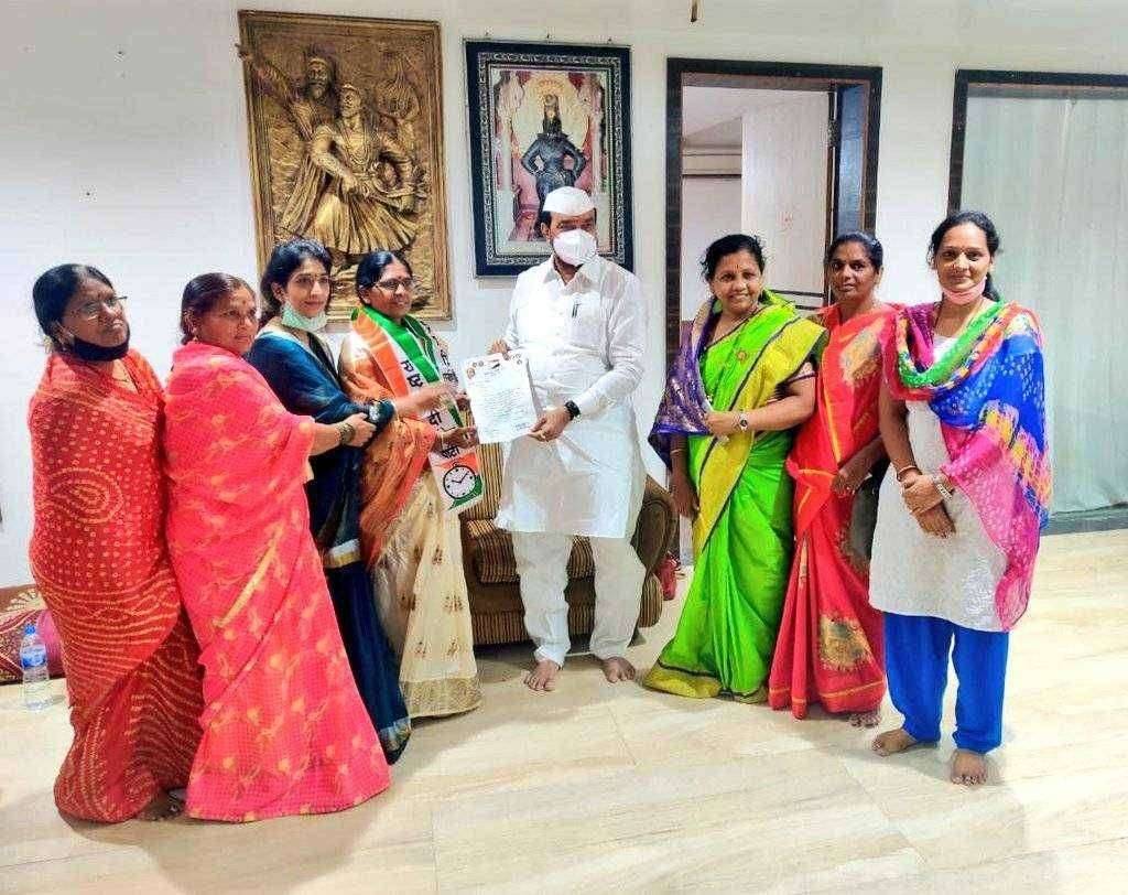 राष्ट्रवादी महिला काँग्रेसच्या शहराध्यक्षा पदी सौ संगिता माने