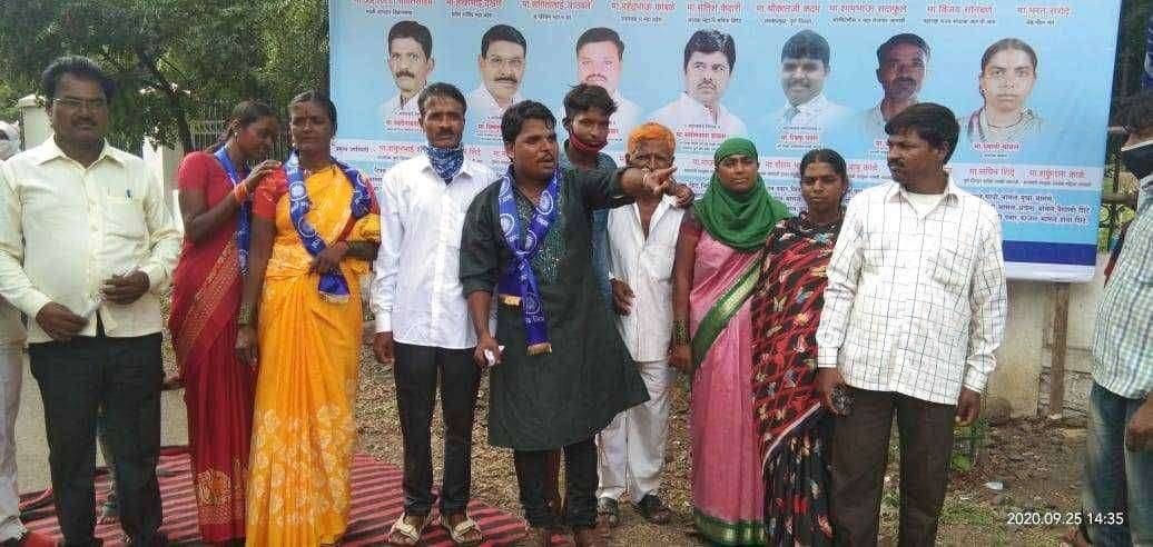 बारामतीत फासेपारधी समाज आघाडीचे आंदोलन