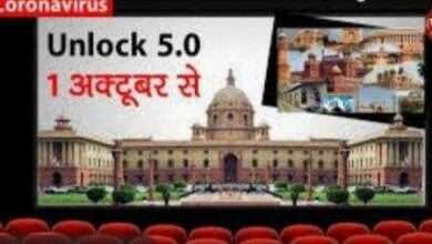 ?️ Big Breaking..ह्या आहेत अन लॉक 5.0 च्या मार्गदर्शक सूचना..शाळा,महाविद्यालये,सिनेमा गृहे होतील सुरू..