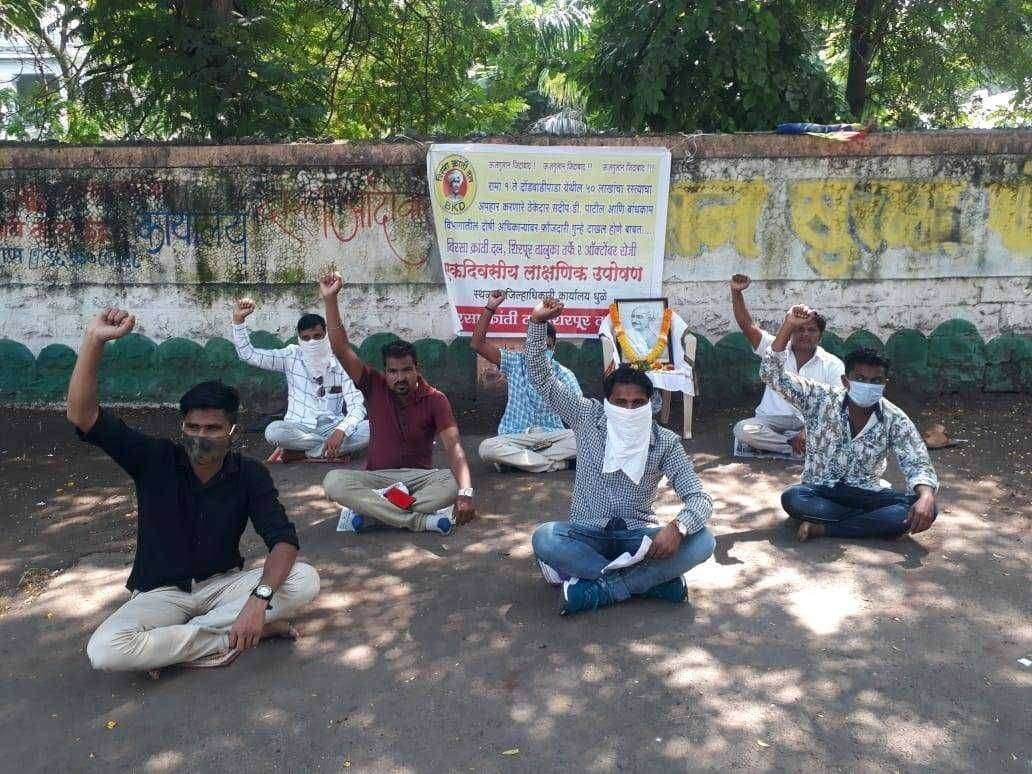 50 लाखांच्या रस्ता अपहराविरोधात बिरसा क्रांती दलाचा 'ऊलगुलान' रस्ता बनवणे, फौजदारी गुन्हे आणि काळ्या यादीत टाकण्याची प्रमुख मागणी