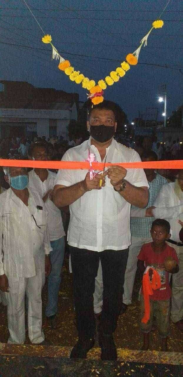 जळोद येथे शिरीषदादा चौधरी यांचा हस्ते विविध विकासकामांचे लोकार्पण