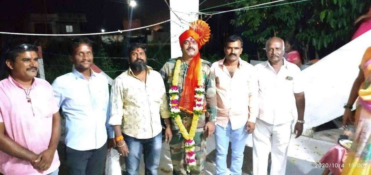 श्री योगेश भरतराव पाटील यांचा भव्य दिव्य असा सत्कार..