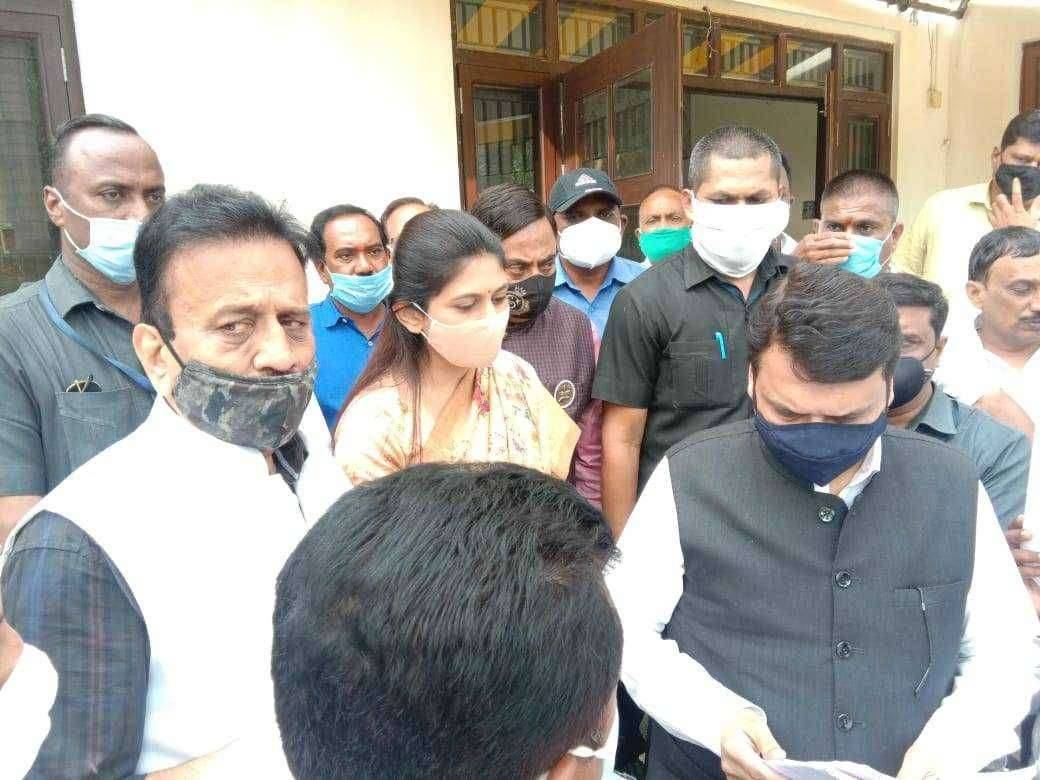 विरोधी पक्षनेते मा.ना.श्री. देवेंद्रजी फडणवीस यांच्या शुभ हस्ते "ग्लोबल महाराष्ट्र मल्टीस्पेशालिटी हॉस्पीटल व नर्सिंग होमचा" शुभारंभ