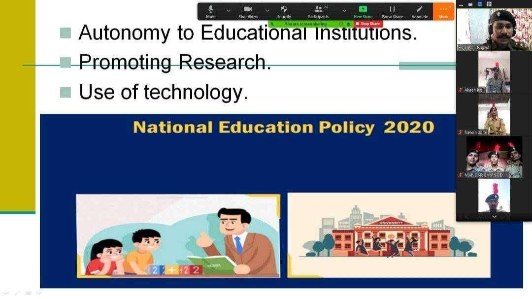 भारताला विश्वगुरू बनविण्यात नवे राष्ट्रीय शैक्षणिक धोरण योग्य पाऊल - लेफ्टनंट डॉ राजेंद्र राजपूत