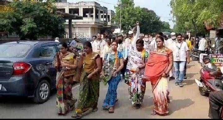 केंद्र सरकारच्या कृषीविषयक धोरणाविरोधात राष्ट्रवादी काँग्रेस पक्षाची आक्रोश यात्रा